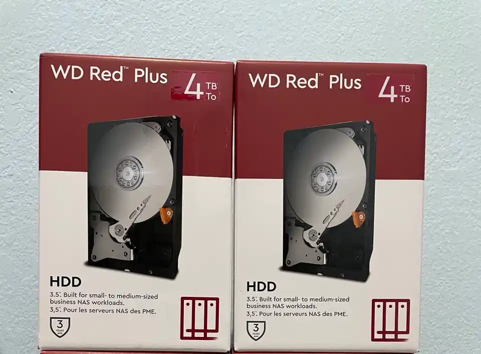 Жесткий диск WD Red Plus 4TB, 8TB, 10TB, 12TB - 3.5"  SATA 6Gb/s, для NAS BOX