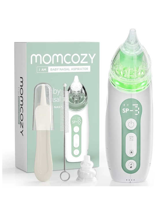Momcozy BN02 burun aspiratori, 3 daraja, BPA-free, musiqa va yorug‘lik bilan