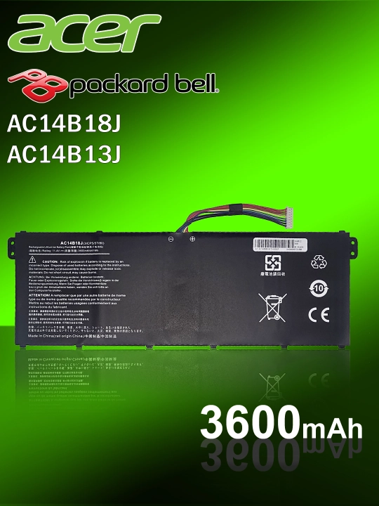 Noutbuk uchun batareya Acer AC14B18J - 
