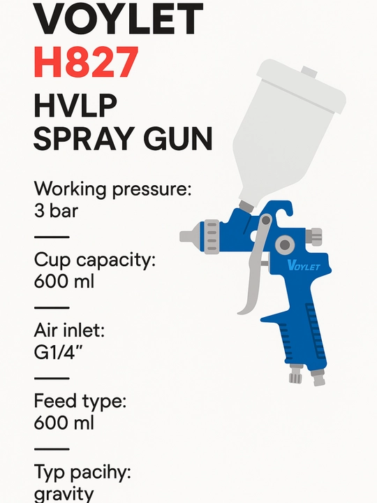 Краскопульт VOYLET H827 HVLP