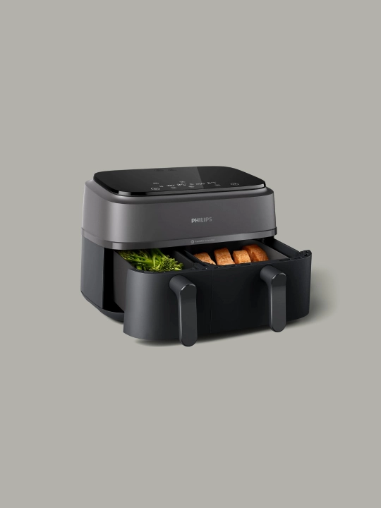 Aerogril Philips Airfryer NA350/00 ikki kamerali qovurish pechi