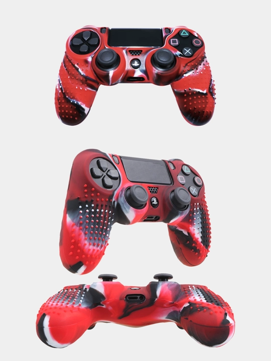 PS4 konsolining geympad joystikasi uchun silikon g‘ilof