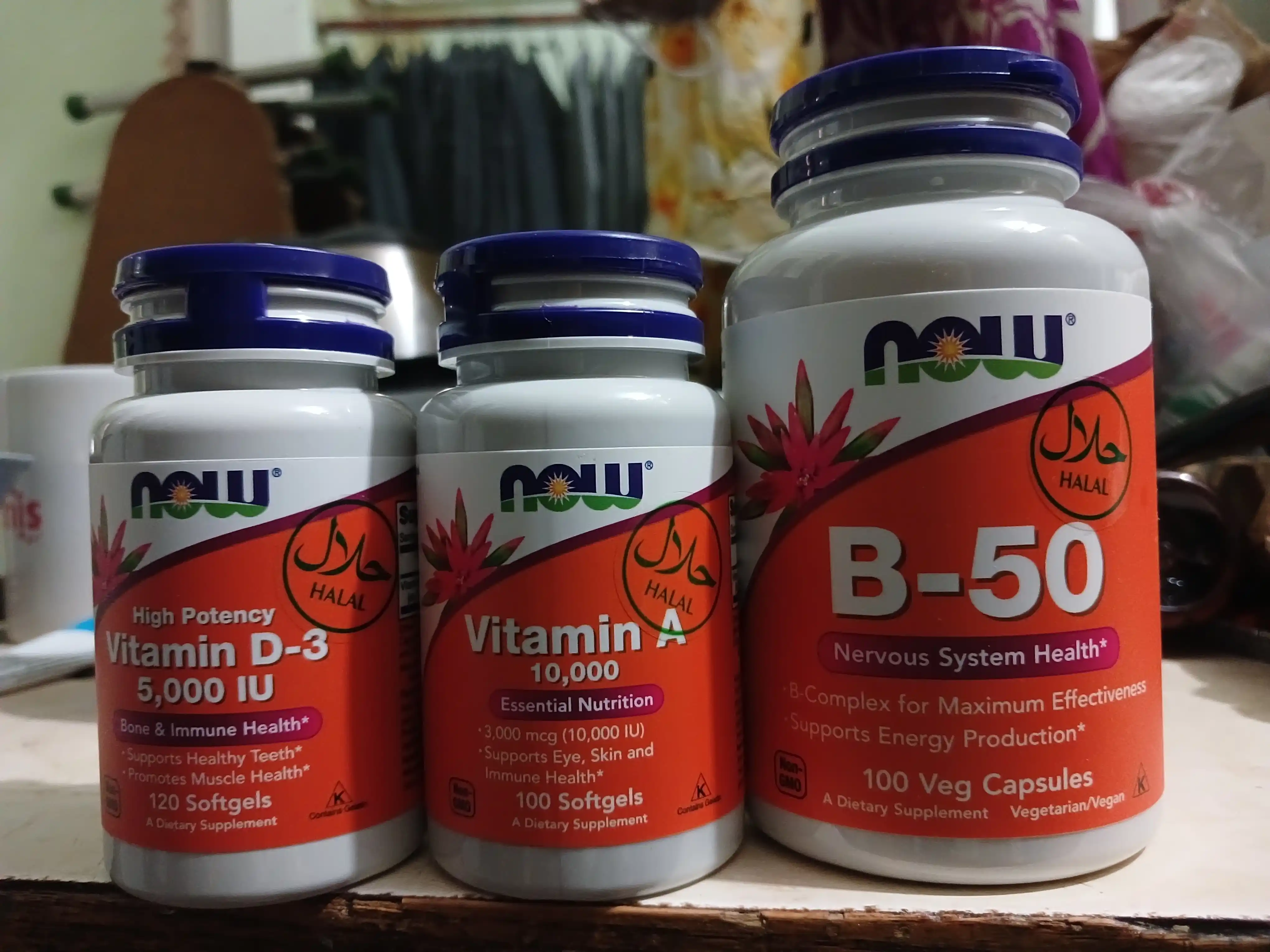Kapsulalar Now Supplements, Vitamin A 10000 ME va 25000 ME, 100 dona,