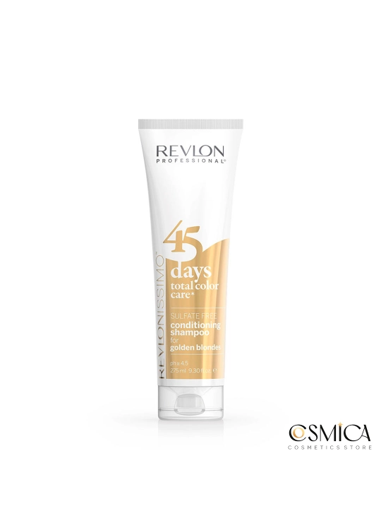 Revlon 45 DAYS GOLDEN BLONDES Шампунь-кондиционер для блондинок, 275 мл