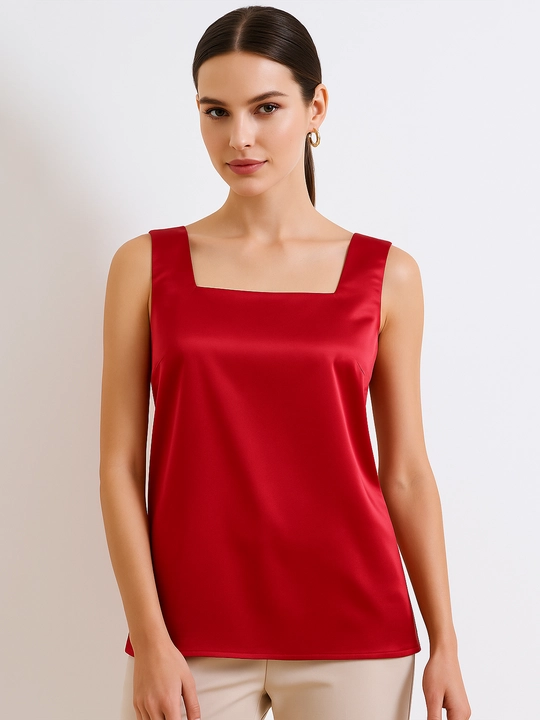 Ayollar uchun ipak mayka, katta o'lchamli, DEGO, 44-S, 62-7XL