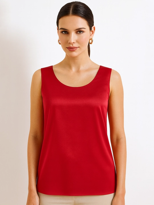 Ayollar uchun ipak mayka, katta o'lchamli, DEGO, 44-S, 62-7XL