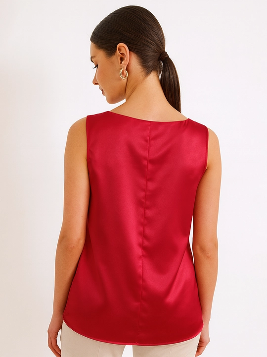 Ayollar uchun ipak mayka, katta o'lchamli, DEGO, 44-S, 62-7XL