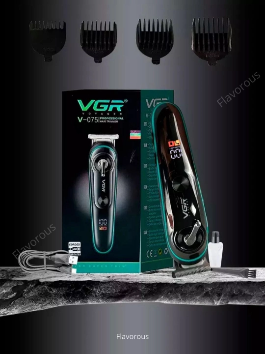 Soch va soqol uchun trimmer, soch kesish, soqol olish mashina VGR 107, 071, 055, 030