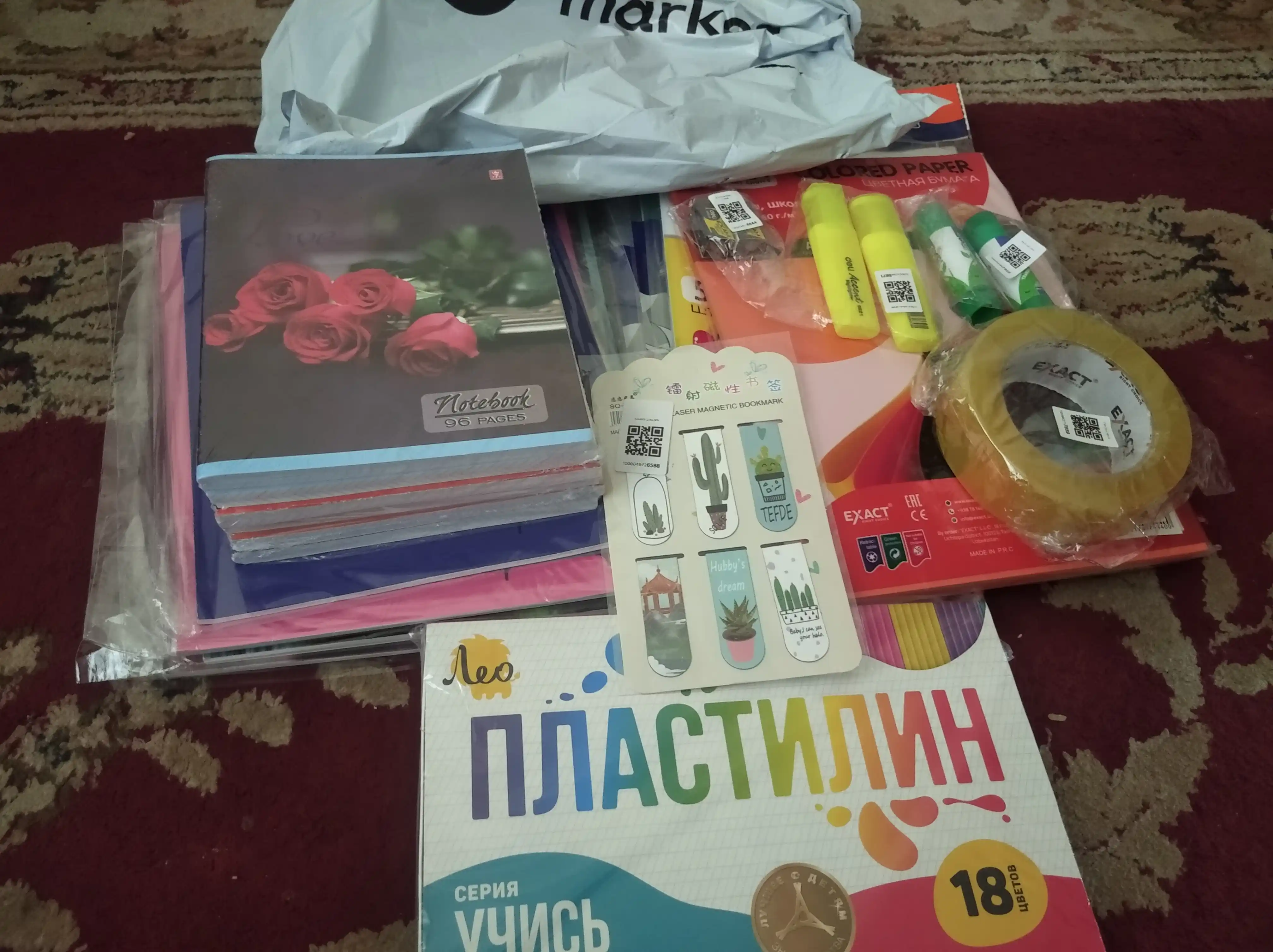 Пластилин для детей Лео Учись, классический, 18 цветов, 360 г
