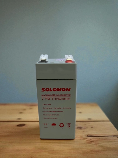 Аккумулятор "Solomon" для торговых весов , 4 В 5А