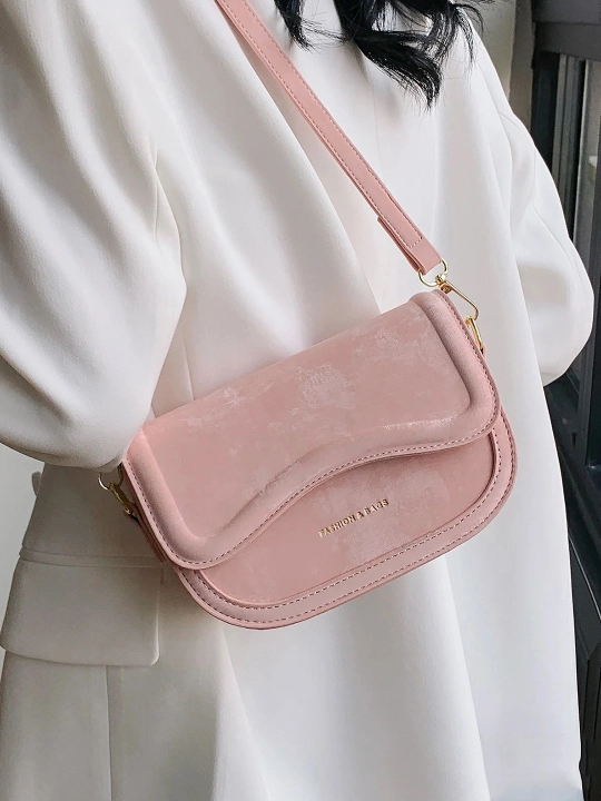 Женская сумка через плечо, экокожа, багет-полумесяц, кросс боди, хобо, на каждый день