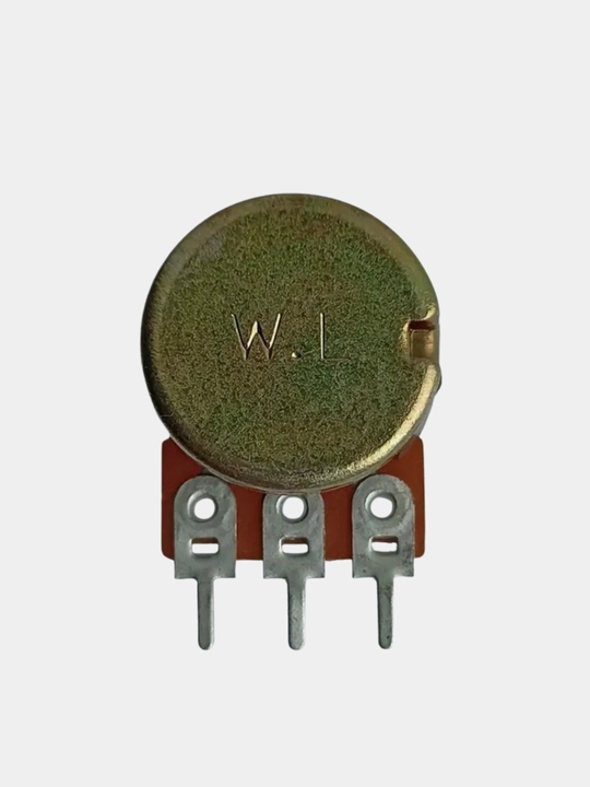 Potensiometr WH148 B20K 20 kOm, chiziqli, o‘chirgichli, val 20 mm, 10 dona