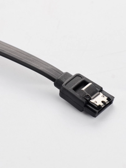 SATA шлейф кабель, 6 Гб/с, с фиксатором для подключения SSD, HDD, DVD