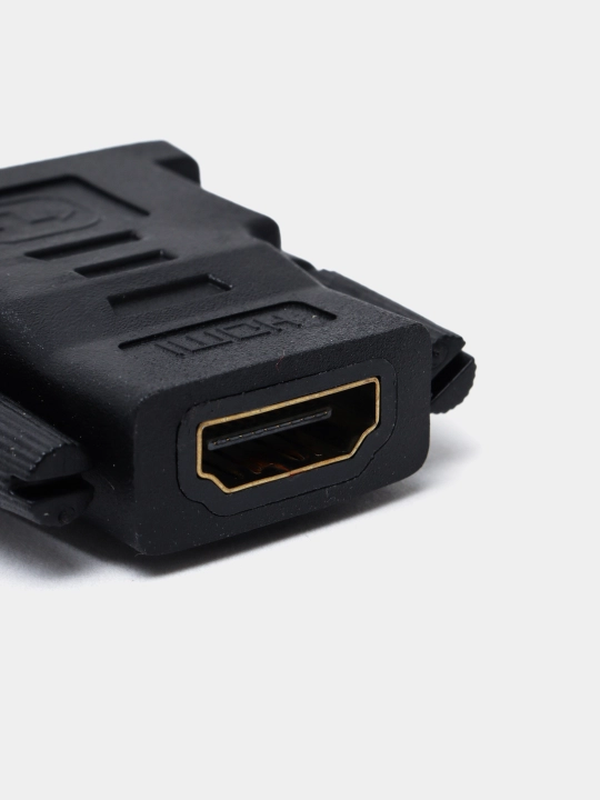 Adapter HDMI F DVI-D 24+1 M HDMI-dan DVI-ga minusli