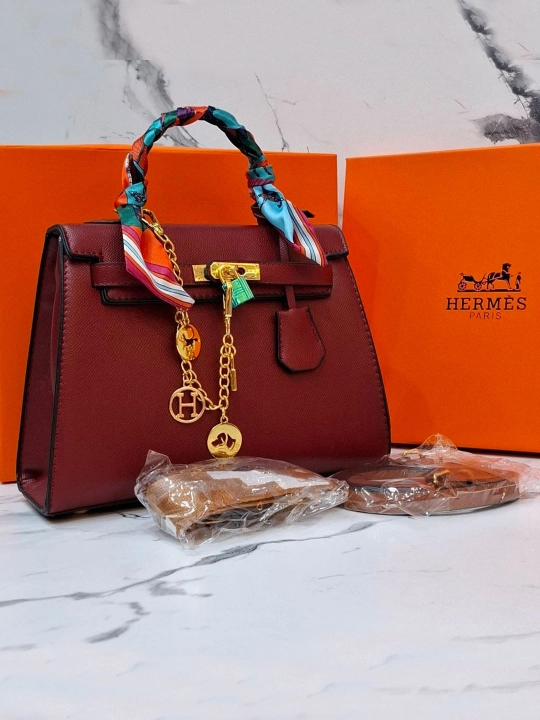 Ayollar charm tote sumkasi HERMES yelka orqali kundalik, ishbilarmon, sigʻimli