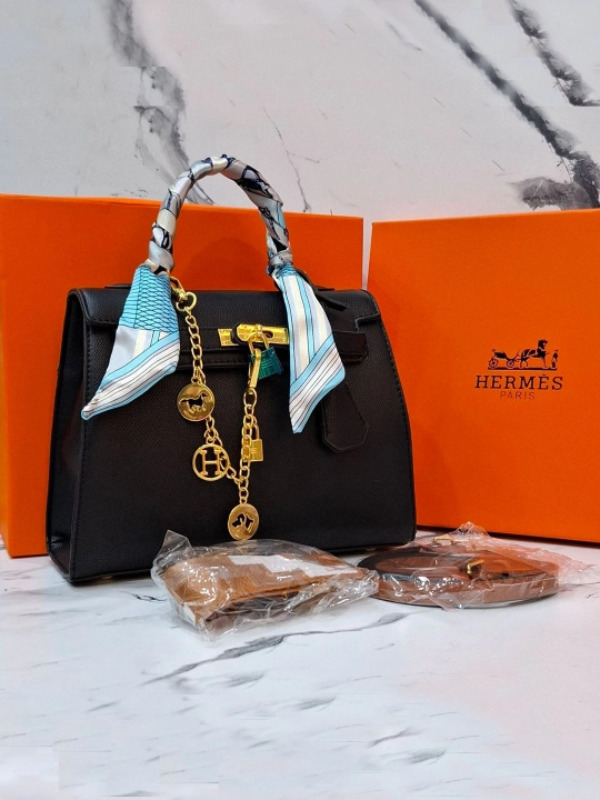Ayollar charm tote sumkasi HERMES yelka orqali kundalik, ishbilarmon, sigʻimli