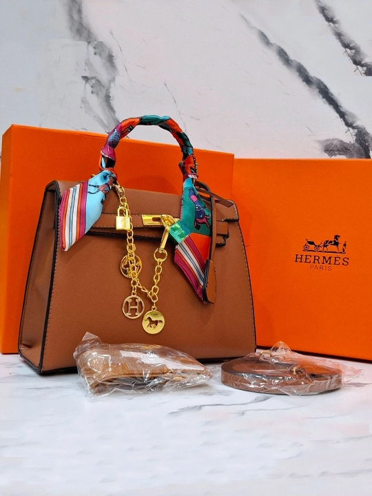 Ayollar charm tote sumkasi HERMES yelka orqali kundalik, ishbilarmon, sigʻimli