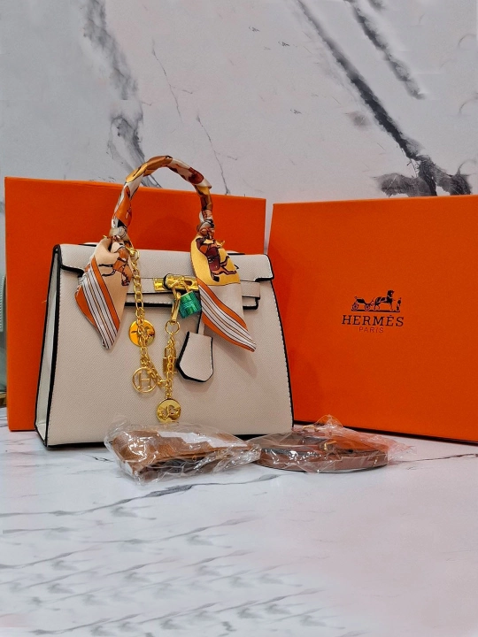 Ayollar charm tote sumkasi HERMES yelka orqali kundalik, ishbilarmon, sigʻimli