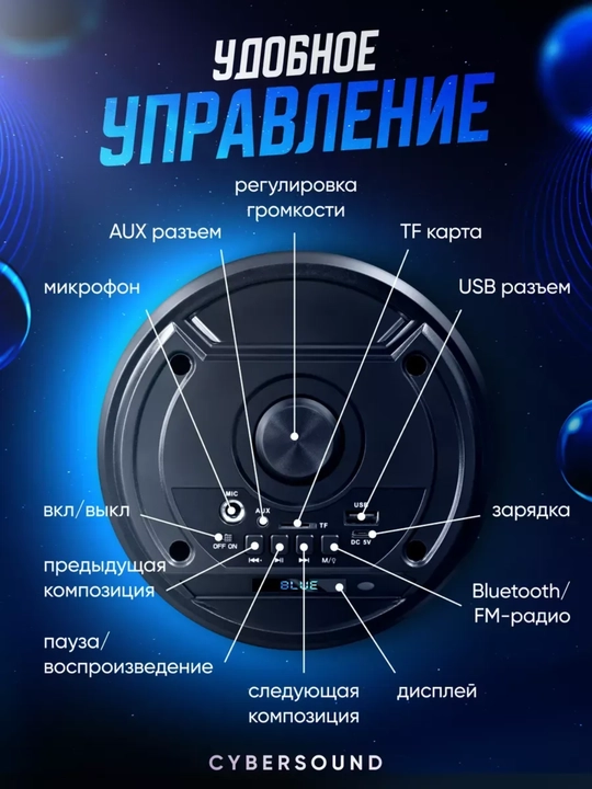 Караоке-колонка с Bluetooth-микрофоном ZQS 10101, 8148, 4239, 908s