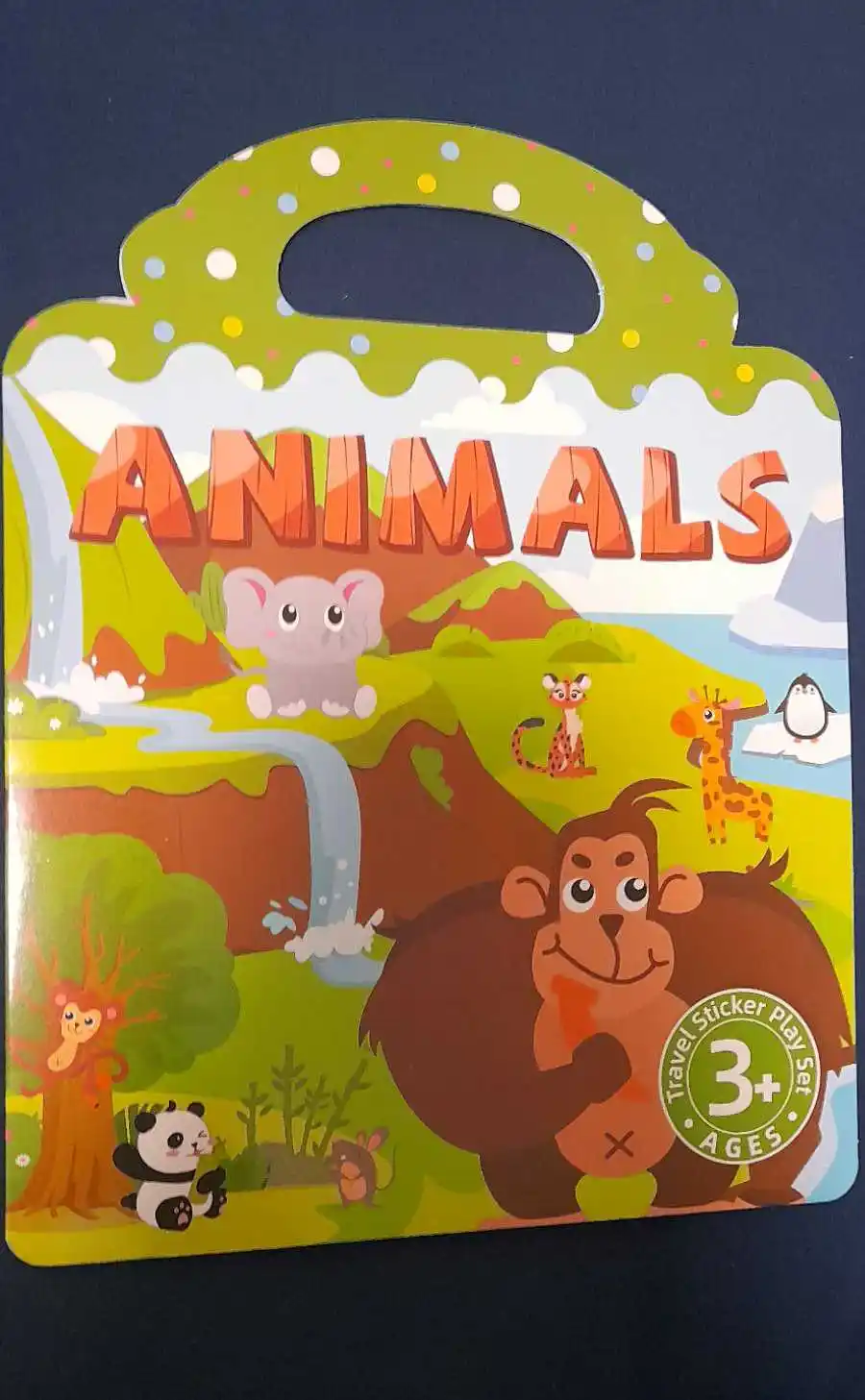 Bolalar uchun o'quv kitobi va alifbosi Busybook, lipuchkali Montessori kitobi