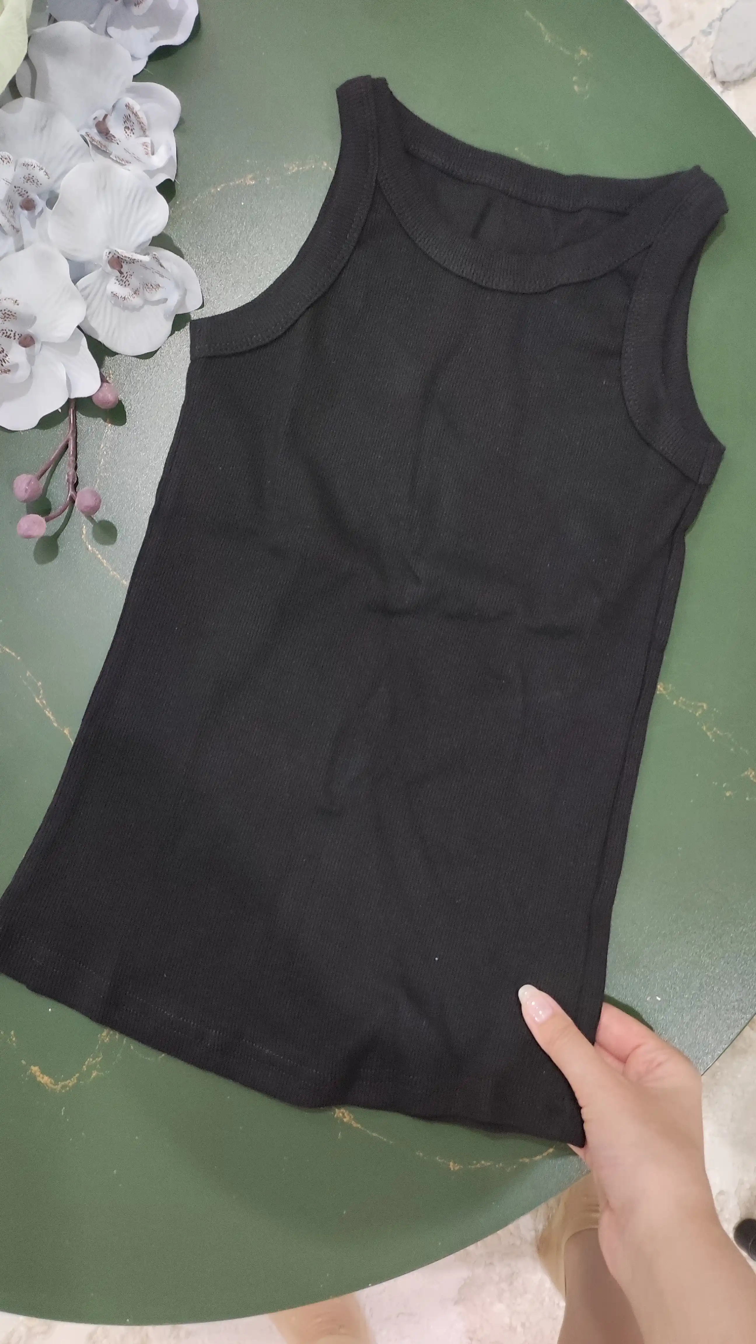 Top mayka, asosiy, paxta, kichik o‘lchamda, 42-48 razmer