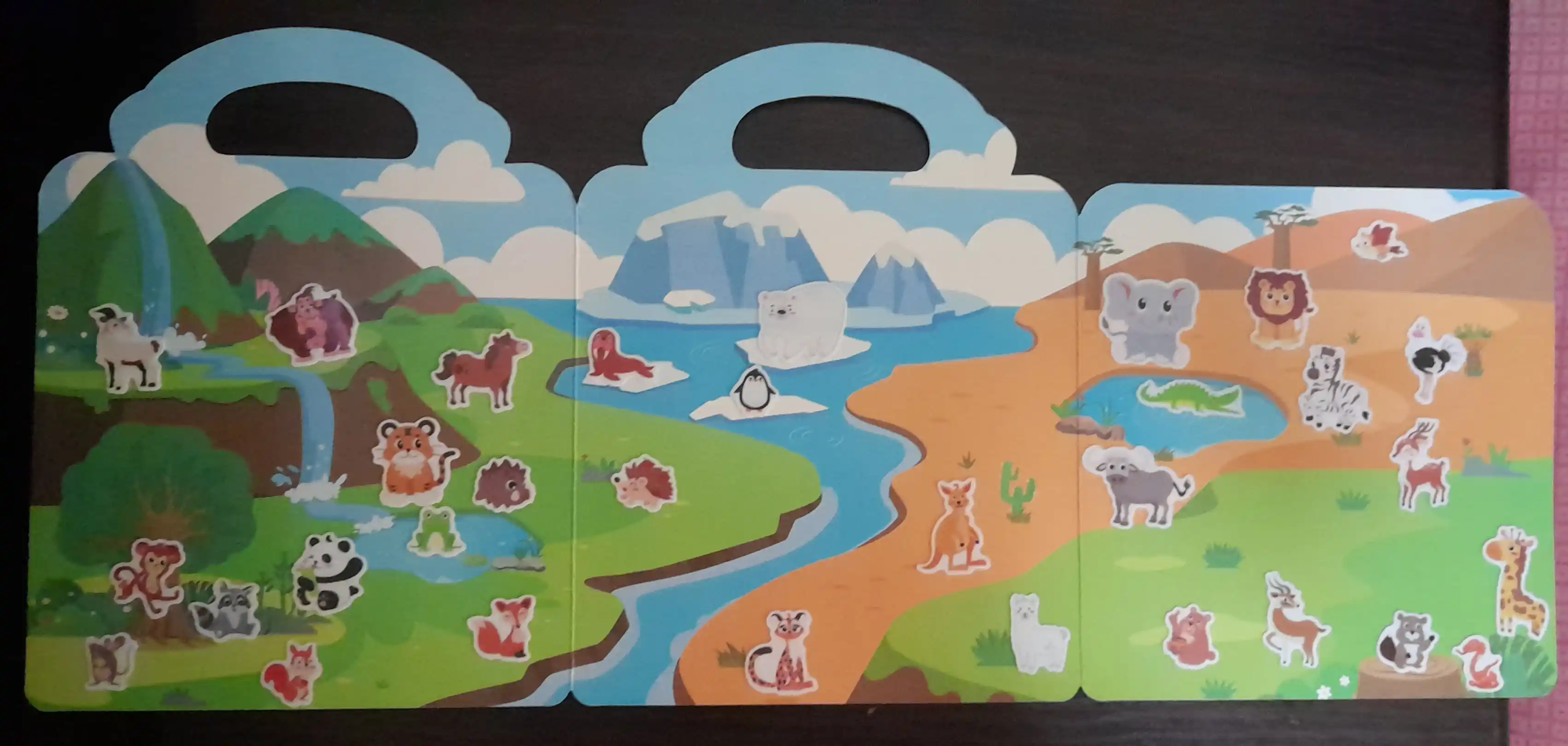 Bolalar uchun o'quv kitobi va alifbosi Busybook, lipuchkali Montessori kitobi