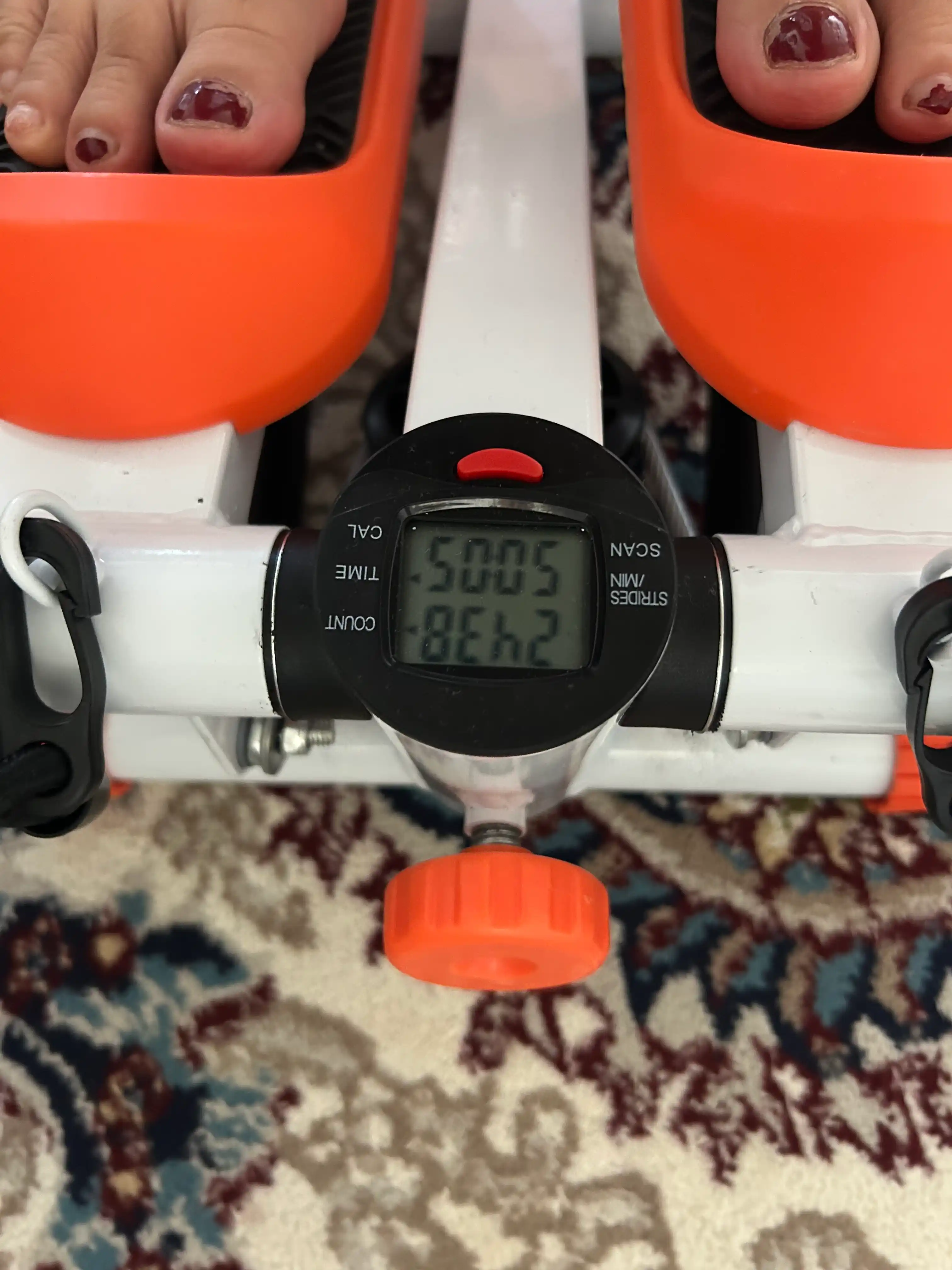Mini stepper – oyoq uchun fitnes trenajyori, 120 kg gacha bo‘lgan og‘irlik uchun