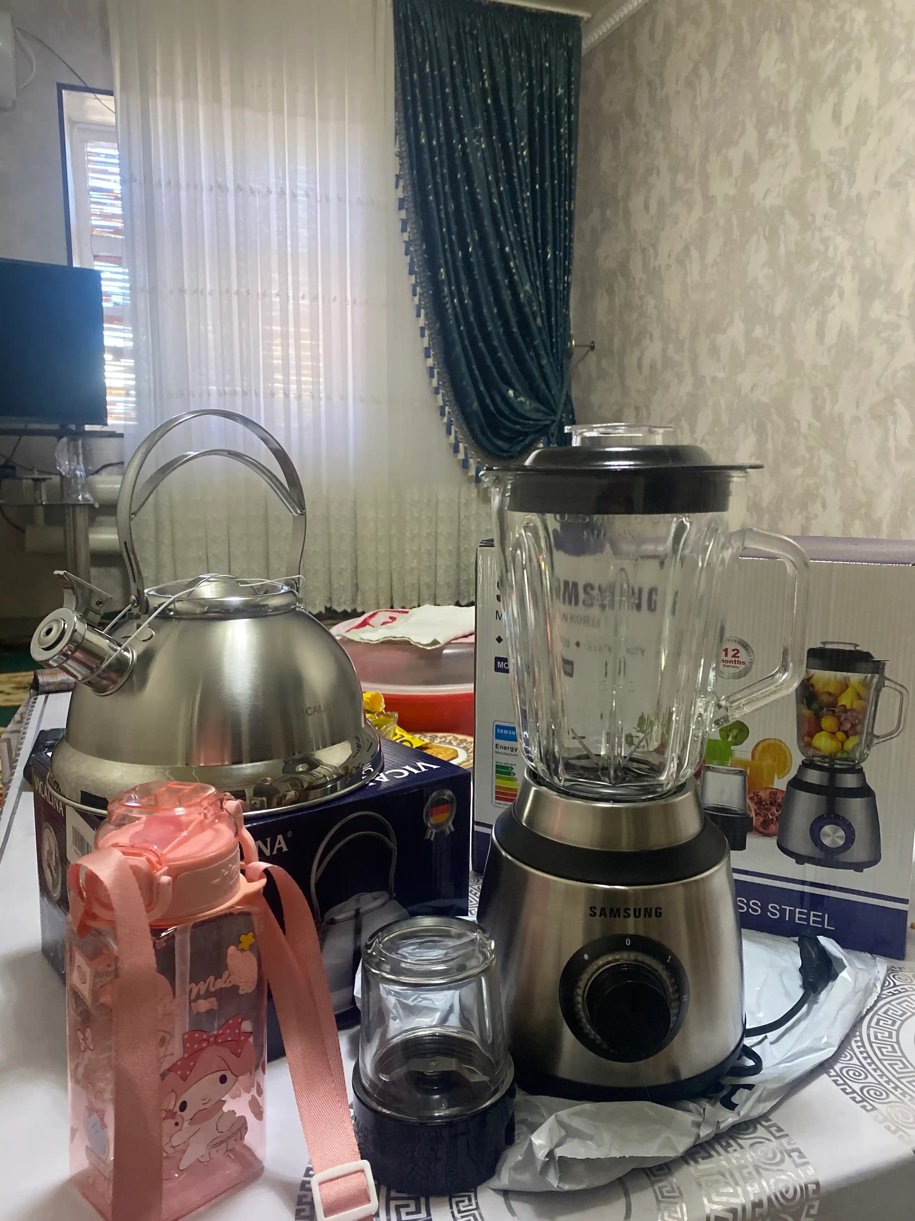 Blender maydalagich Samsung SN-988, 2 tasi 1 da, blendr