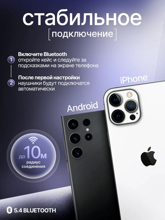 Hoco EQ24 simsiz quloqchinlar, andraid va iphone uchun