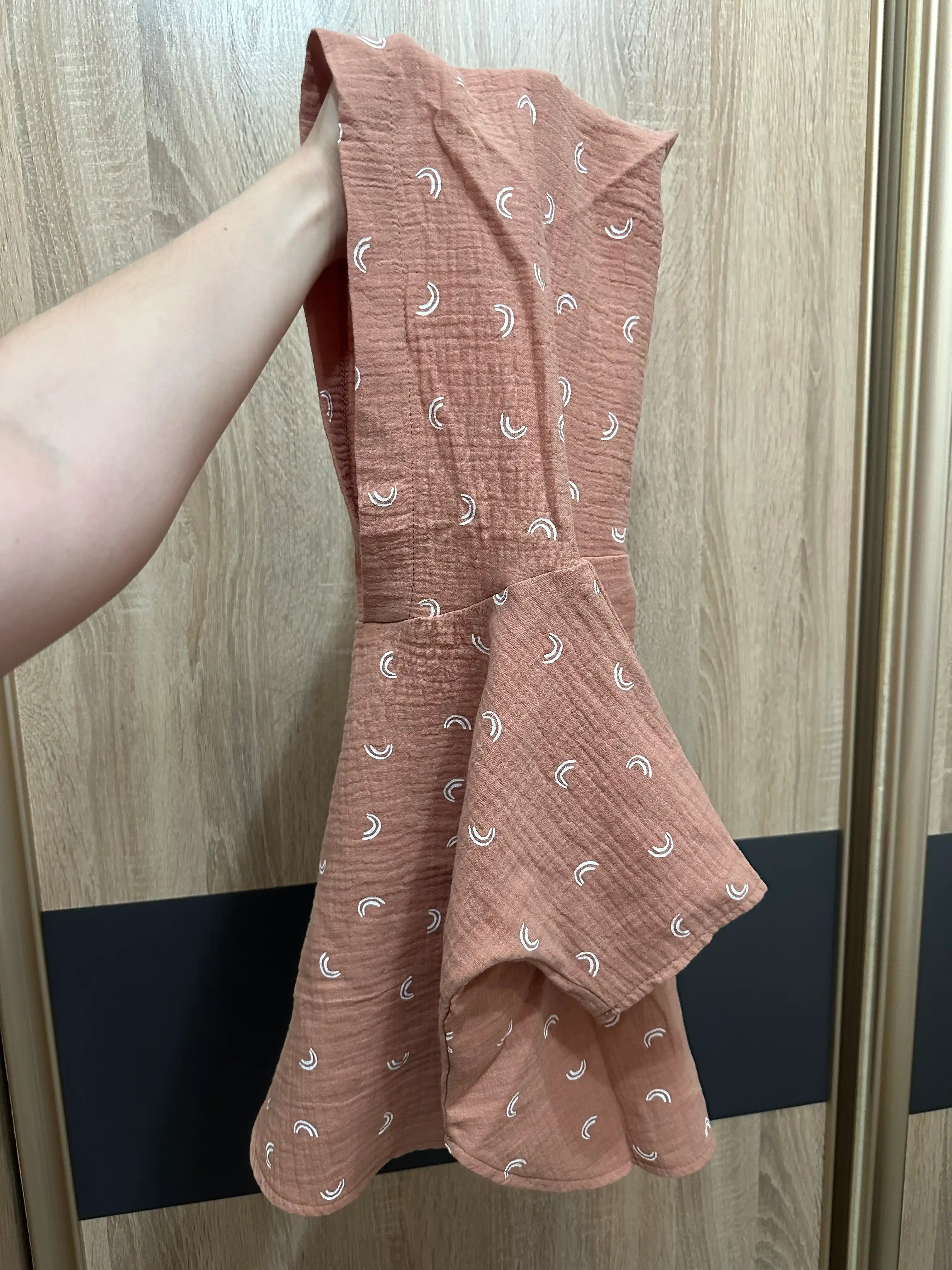 Накидка детская, полотенце, из муслина, для пляжа и дома