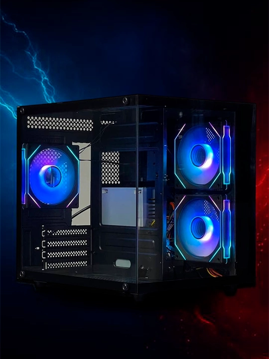 Tizim birligi Aquarium case | i7-2600 | RX580 8GB | 16GB DDR3 | SSD 512GB | 750W - 