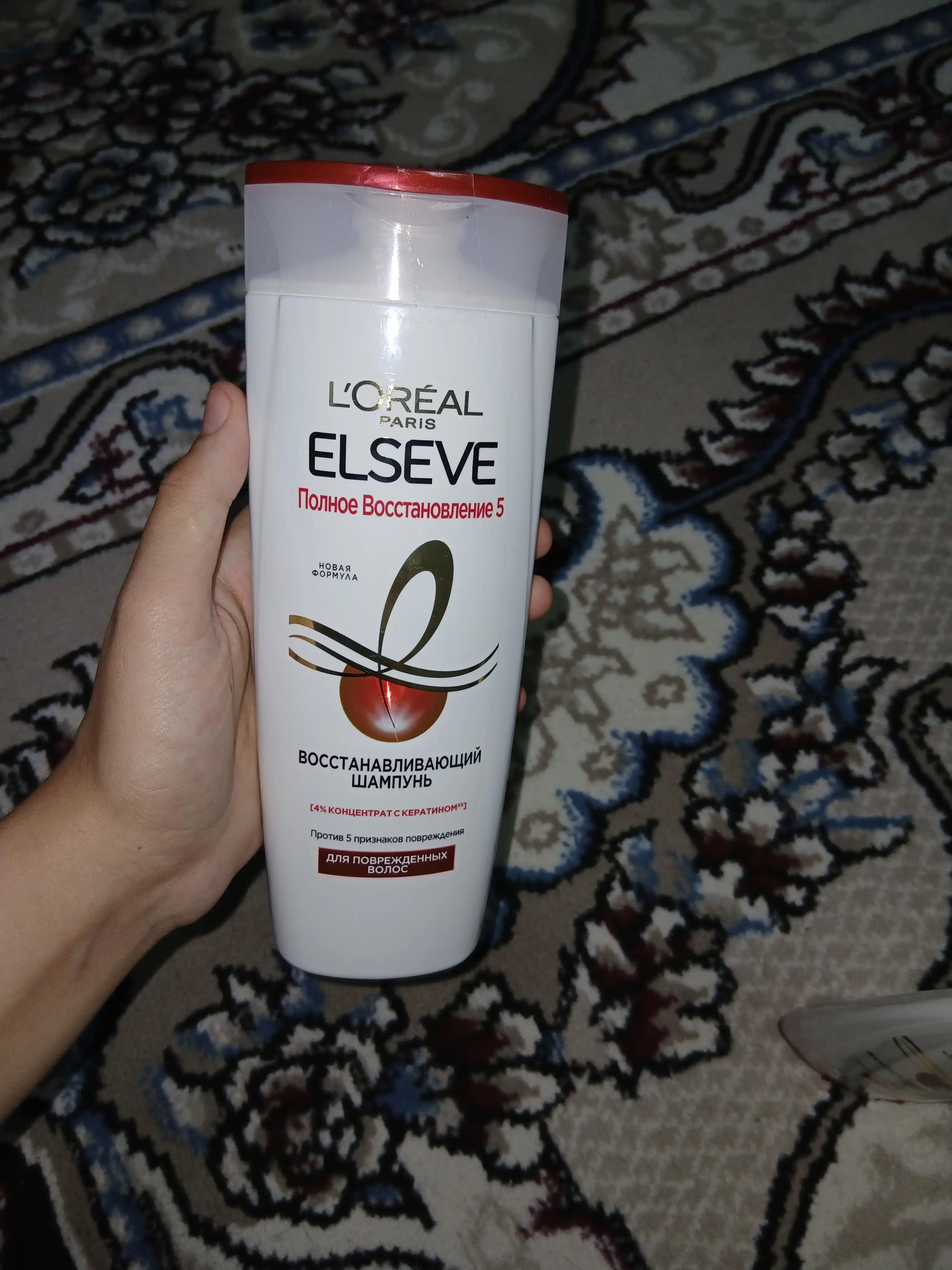 L’Oréal Paris Elseve Shikastlangan sochlar uchun "To‘liq tiklanish 5" shampuni, 400 ml