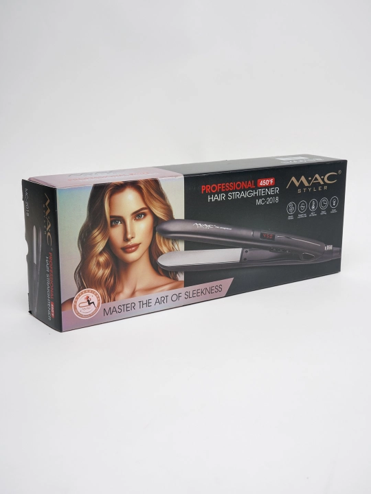 Professional keratinli tekislash uchun "MAC STYLER MC-2018" soch tekislagich dazmoli