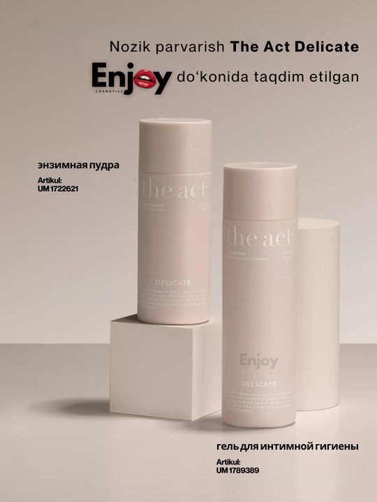 Parfyumli tana talki The Act - hiddan va terlashdan himoya, yengil yarqirash effekti bilan