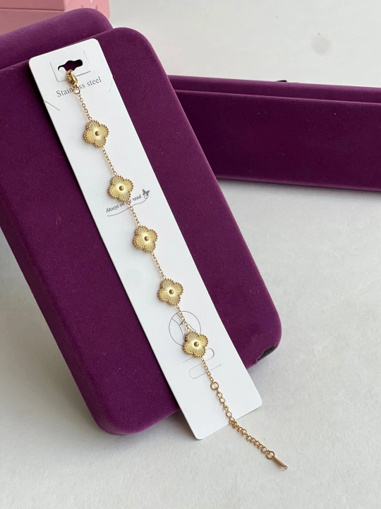 Женский браслет, изящный браслет в стиле Van Cleef, надеваемый на руку - 