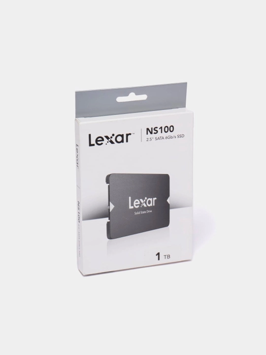Твердый накопитель SSD Lexar NS100 SATA III 6 Gb/s, 2.5", 128ГБ, 256ГБ, 512ГБ, 1ТБ, 2ТБ