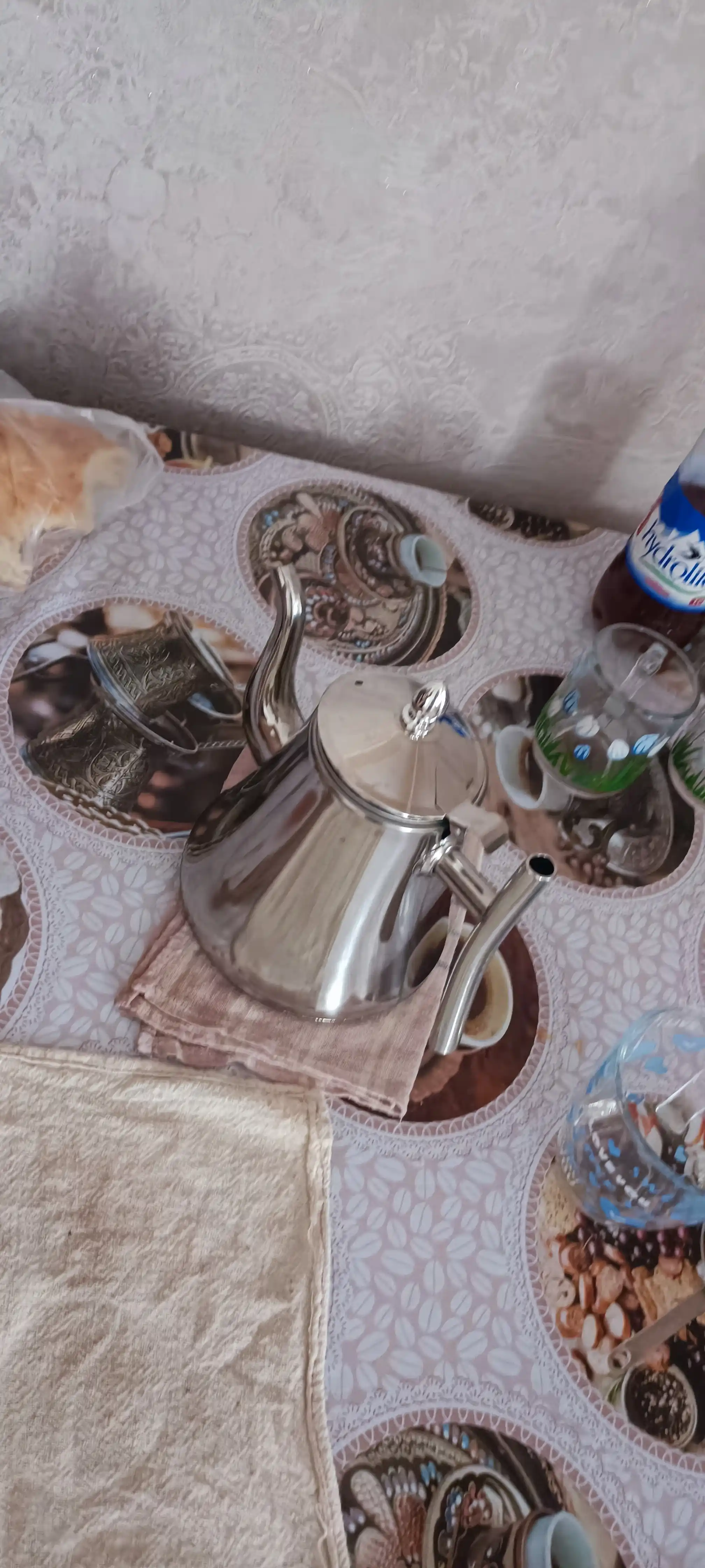 Чайник для заваривания чая, для всех видов печей, металлический, индукционный, 1-1.5 л