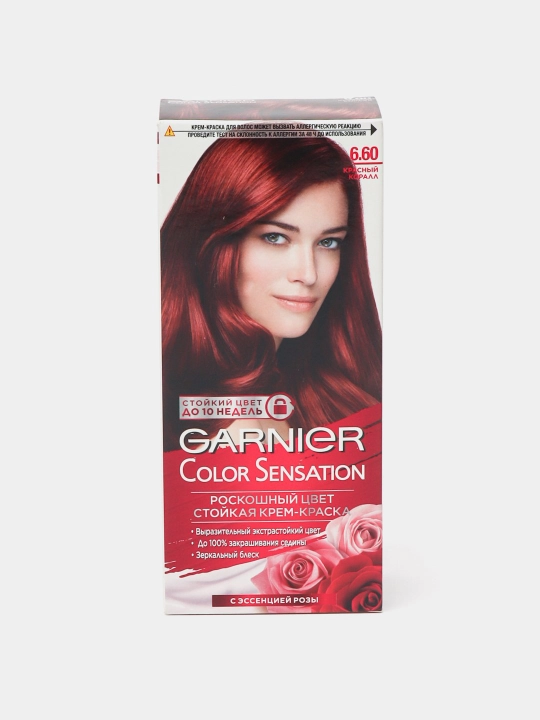 Краска для волос COLOR SENSATION тон 6.60 Интенсивный рубиновый - 