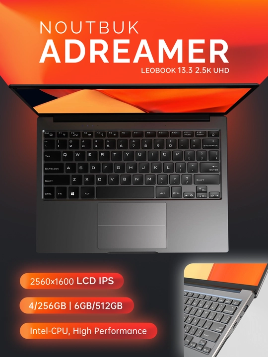 Ноутбук Adreamer LeoBook 13.3 2.5K UHD