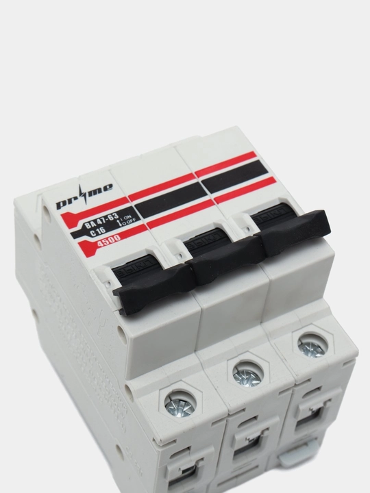 Avtomatik o‘chirgich ВА 47-100 PRIME, 3P, C-tip, 10kA, 16A–125A, modul avtomat