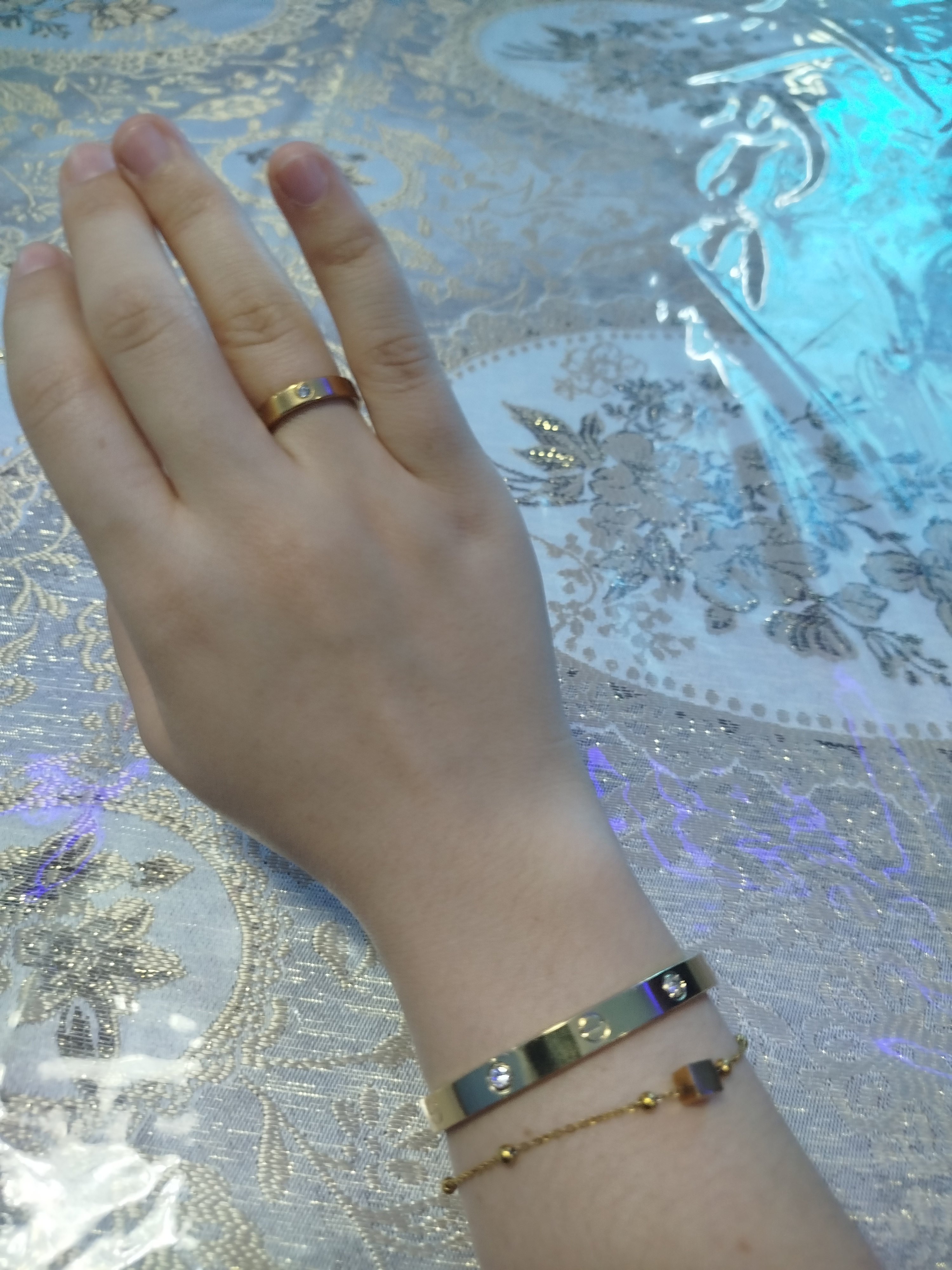 Браслет "Stainless Steel", женская бижутерия, в стиле cartier