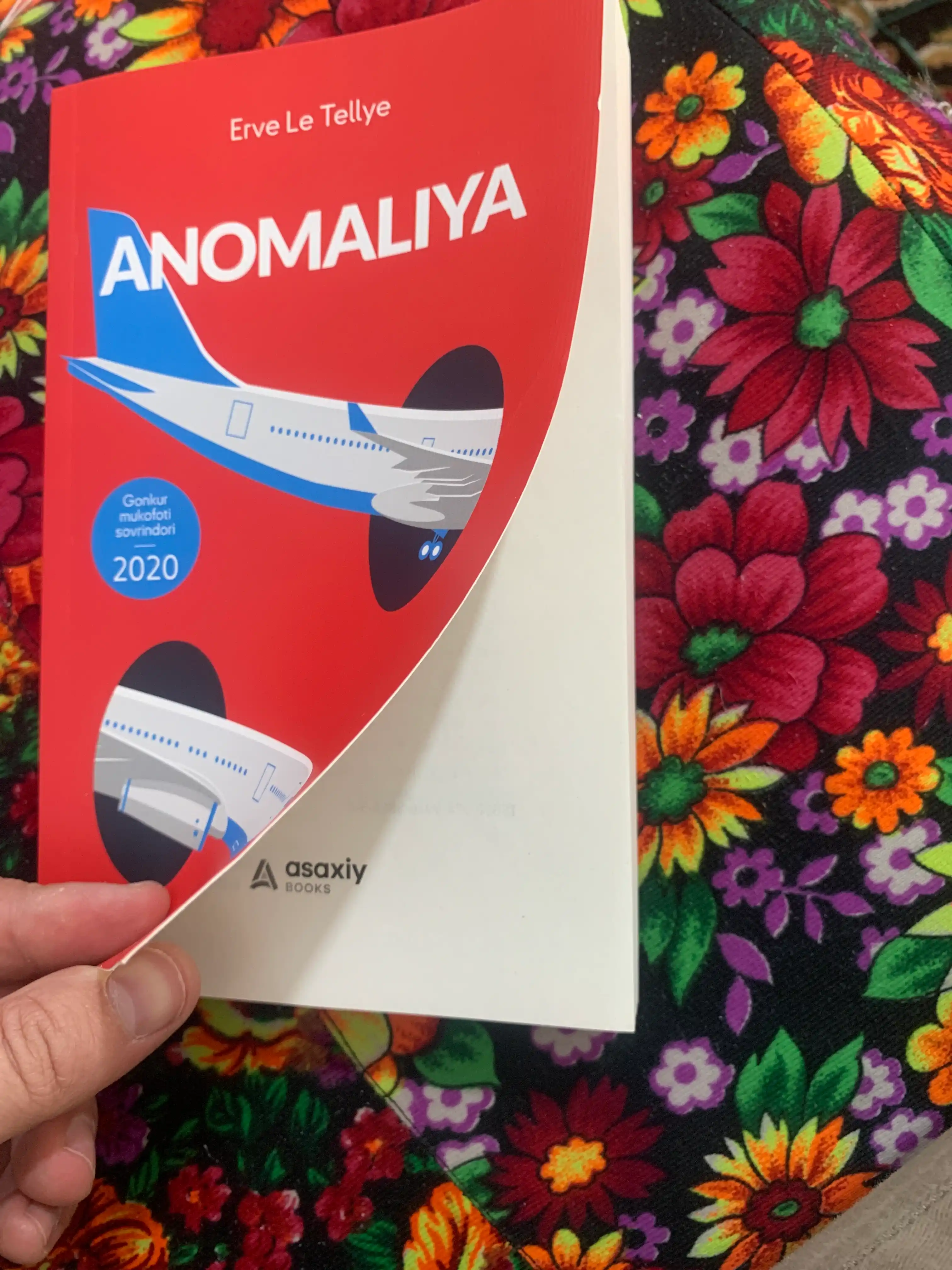 Эрве Ле Теллье: Аномалия, Китоб, Психологик триллер, Фантастика, Жахон адабиёти, Роман