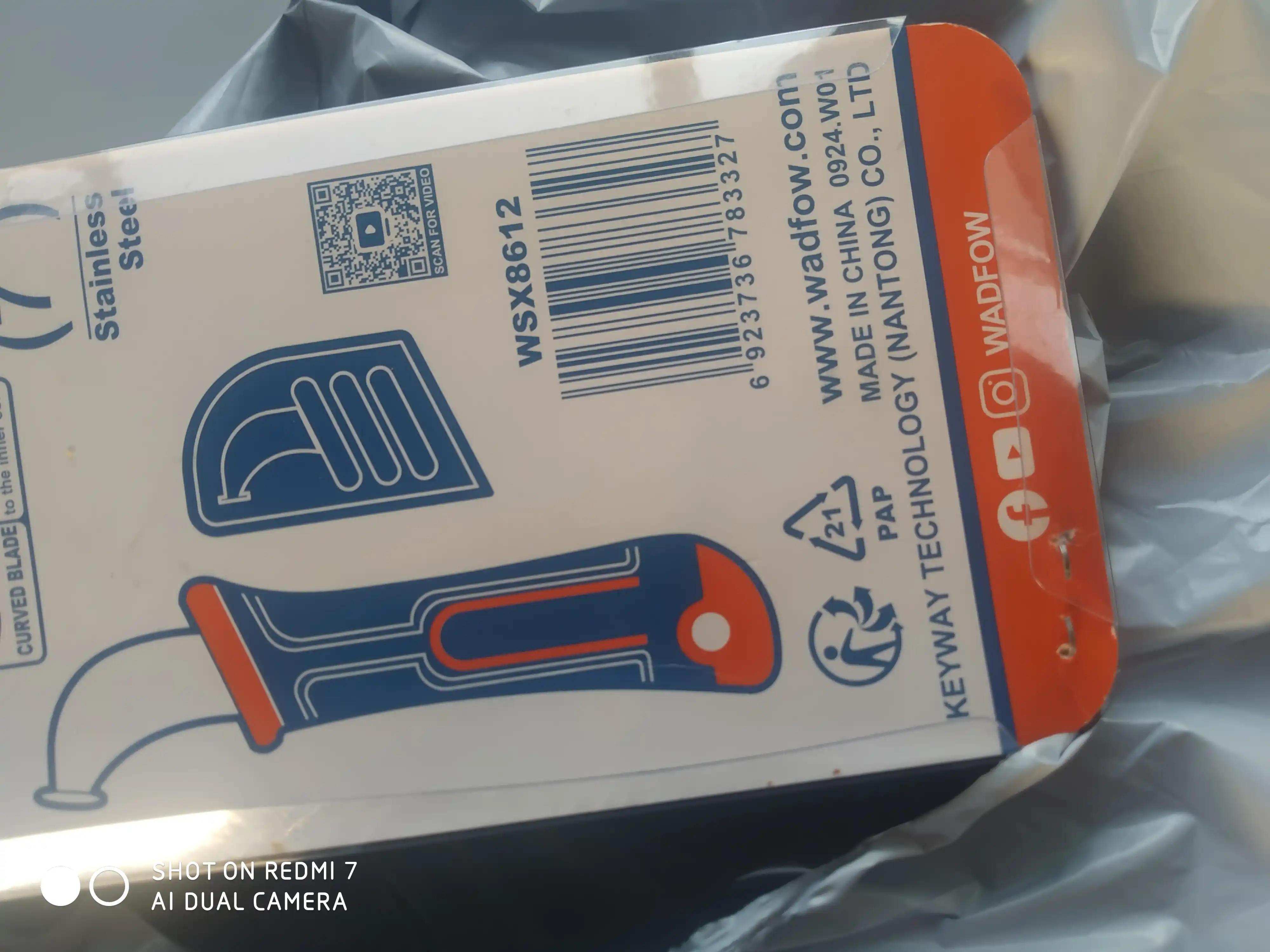 WADFOW dan kabel ochuvchi va kesuvchi pichoqlar WSX8612 WSX8611
