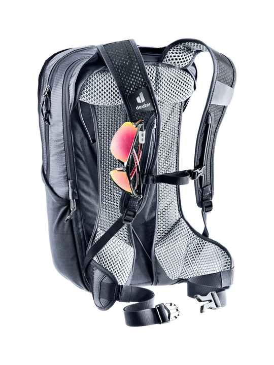 Deuter Race Air 14+3 ryukzagi, qora, 14+3 litrli veloryukzak