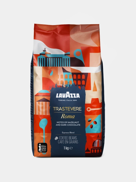 Кофе в зернах Lavazza Trastevere, 1 кг * * - 