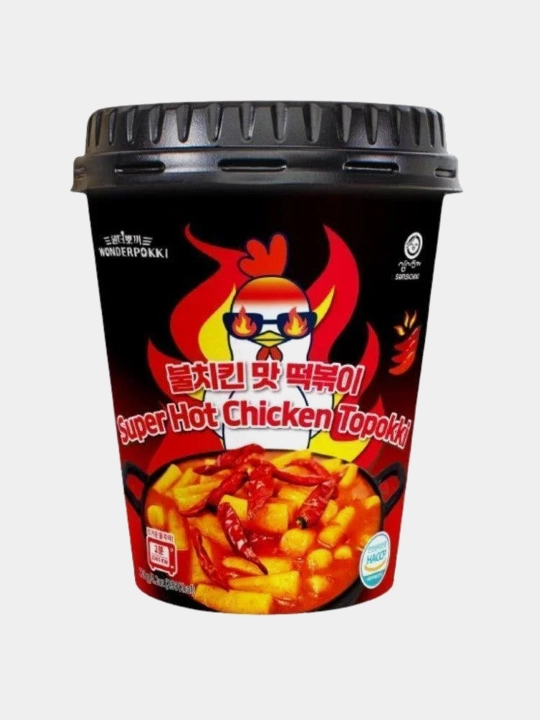 Токпокки Wonderpokki Supеr Hot Chicken (Cup) — 120 г * - 