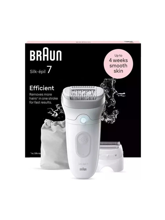 Braun Silk-épil 7 SE 7-041 ho'l va quruq epilasyon uchun epilator - 