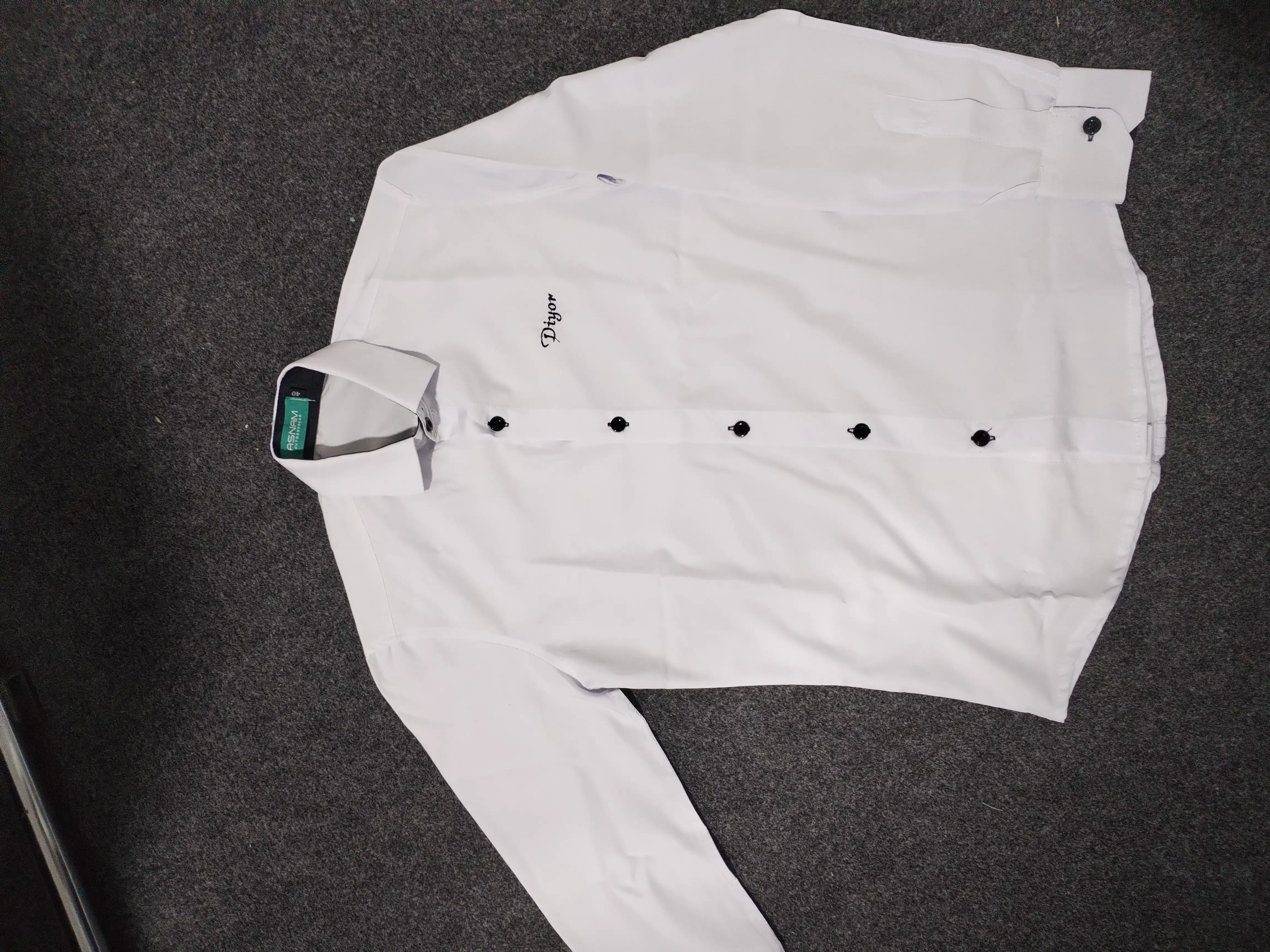 Классическая белая рубашка, для мальчиков – для школы, стиль Slim Fit