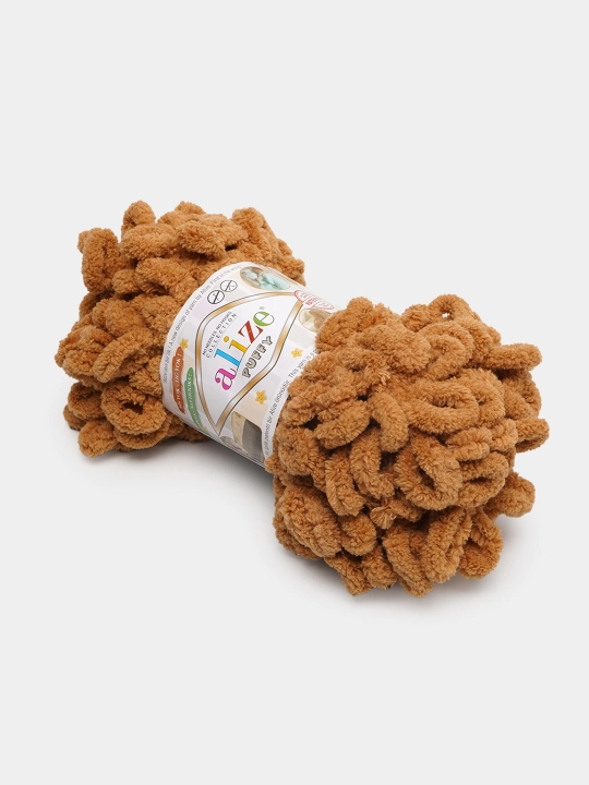 Пряжа Alize Puffy - 100 г, 9 м, 100% полиэстер, в упаковке 1 шт