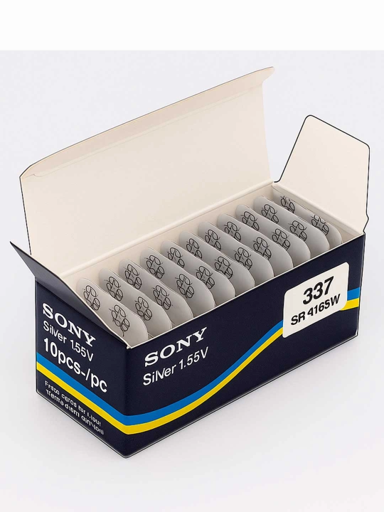 Mikroquloqchin uchun batareyasi, Sony 337 SR416SW, 10 dona